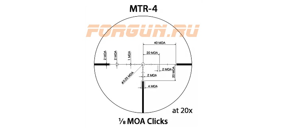 Оптический прицел March 10-60x52, сетка MTR-4 (D60HV52TI)